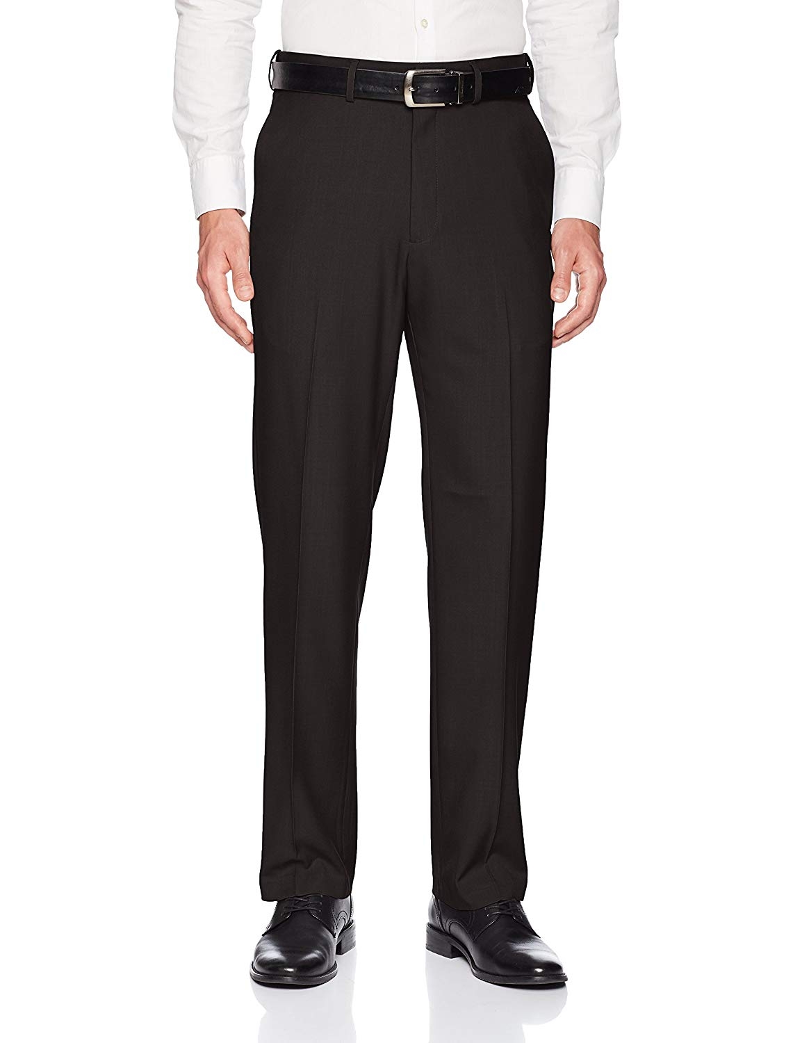 slim straight dress pants