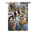 thumbnail image 2 of Breeze Decor 60050 Pets Country Pups 2-Sided Impression Garden Flag - 13 x 18.5 in., 2 of 2