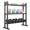 thumbnail image 1 of Costway 3-Tier Dumbbell Rack, 529LB Capacity Heavy-Duty Adjustable Weight Rack Stand, 1 of 1