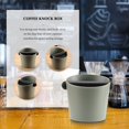 thumbnail image 2 of Coffee Knock Box Grounds Coffee Grind Dump Bin Anti Coffee Powder Caja de Residuos Herramientas de Café Cubo Café Accesorios, 2 of 5