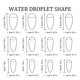 thumbnail image 3 of Pack of 24 French Tip Press On Nail with Polkas Dots Elegant Almond Shape ABS Material Artificial Nail for Women Easy Application, 3 of 4