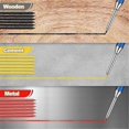 thumbnail image 2 of Multi Pack Solid Carpenter Pencil Set with 2.8MM Lead and Built-in Sharpener Pencil Woodworking Wood Factory Stationery, 2 of 5