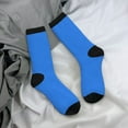thumbnail image 5 of Vsdgher Dodgerblue Crew Socks for Men & Women, Breathable Casual Athletic Ankle Socks, 5 of 6