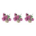 thumbnail image 1 of Guardoinrt Wide Application Artificial Flowers Add Beauty To Any Setting Long-lasting Durability Cloth Artificial Flowers cameo brown 3Set, 1 of 6