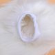 thumbnail image 5 of FELTECHELECTR Calentadores de piernas de piel sintética de 40 cm, de felpa, largos, para mujeres y niñas (blancos, felpa larga), 5 of 7