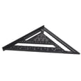 thumbnail image 1 of Oubit Pouces Triangle Règle, 12in Triangle Règle en Alliage d'Aluminium Triangle Règle Bois de Performance Entraîné, 1 of 9