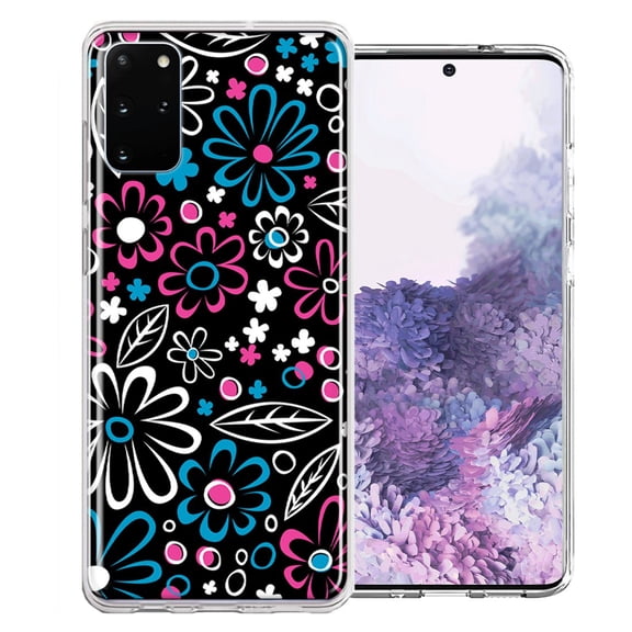 MUNDAZE For Samsung Galaxy S20 Plus Cute Daisies Design Double Layer Phone Case Cover