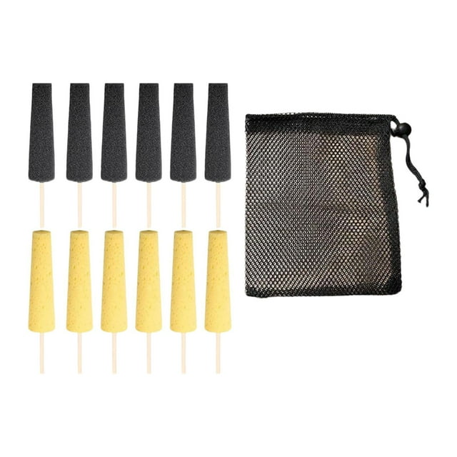 Accesorios de esponjos de cerámica de 12 piezas de cerámica Práctica Desgaste de cerámica resistente a la cerámica para proyectos de manualidades