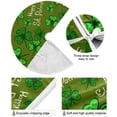 thumbnail image 2 of Coolnut Lucky Clover Christmas Tree Skirt 36", St. Patrick's Day Tree Skirt Double Layers Polyester Easter Tree Skirt for St. Patrick's Day Holiday Party Decoration, 2 of 6