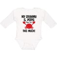 thumbnail image 3 of Inktastic My Grammy and Pops Love Me Grandson Crab Boys or Girls Long Sleeve Baby Bodysuit, 3 of 5