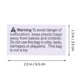 thumbnail image 3 of 1000pcs Waterproof Suffocation Warning Label Stickers for FBA Plastic Bags, 3 of 7