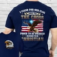 thumbnail image 4 of Proud To Be American Blessed To Be Christian Eagle Patriot American T-Shirt MLN3125TS, 4 of 6