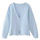 thumbnail image 3 of HH TRAF Otoño Mujer Elegante 6-Color Manga Larga Botones Cubiertos Cárdigan Casual Mujer Cuello En V Chaqueta De Punto Elástico Mujer, 3 of 5