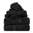 thumbnail image 2 of Superior 800 GSM Egyptian Cotton 6-Piece Face Towel Set, Soft Ultra Absorbent Towels, Navy Blue, 2 of 7