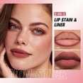 thumbnail image 6 of 2 in 1 Matte Lip Liner and Liquid Lipstick Stain Makeup, Long Lasting Matte Lip Tint Tattoo, Highly Pigmented Color Lip Makeup, Waterproof Lipstick, Transfer-proof Lipstain for Women (Cherry Red), 6 of 9