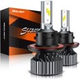 thumbnail image 1 of SEALIGHT 9007 HB5 Bombillas LED Powersports para ATV, bombillas LED superbrillantes Hi/Lo de doble haz Powersports, 6000 K protección ocular blanca, reemplazo halógeno de instalación rápida, paquete d, 1 of 4
