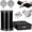 2-Angle/Black, variant on MYVIT Rolling Knife Sharpener System Kit,4-Angle Tumbler Double Diamond 400 1000 Discs Sharpening Stone for Kitchen Knives