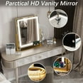 thumbnail image 4 of Vanity Mirror with Lights 22 Inch- LED Lighted Makeup Mirror,Large Makeup Mirror with Lights,Touch Screen with 3-Color Lighting,Led Mirror Makeup,Dimmable(Gold), 4 of 15