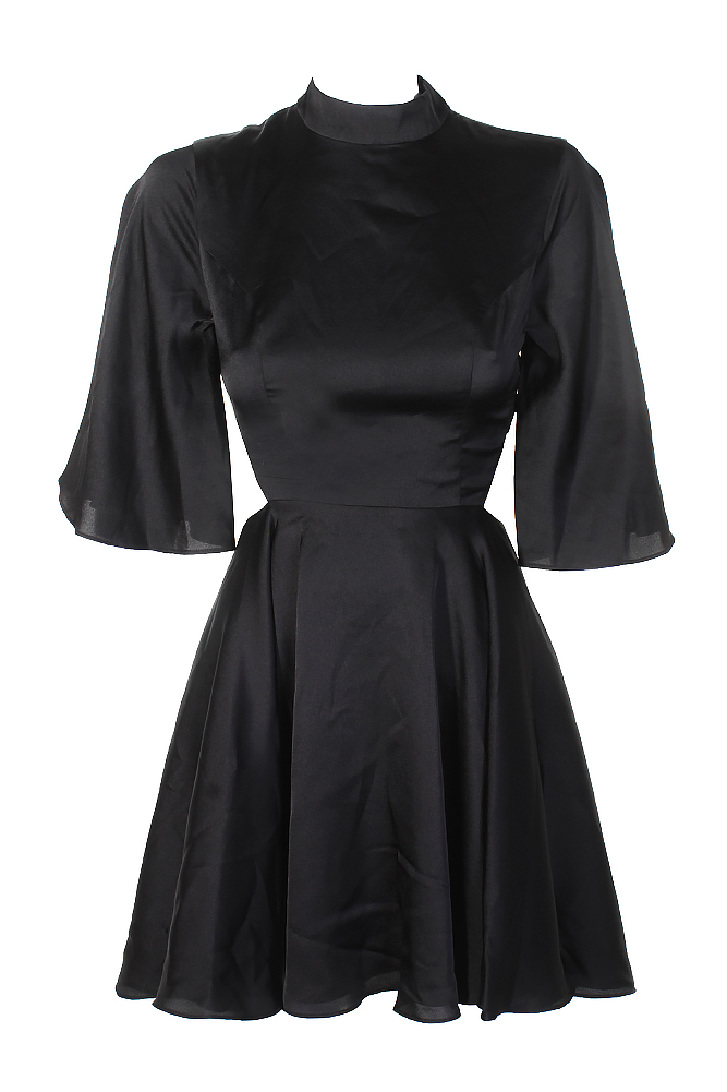 fame and partners black dress