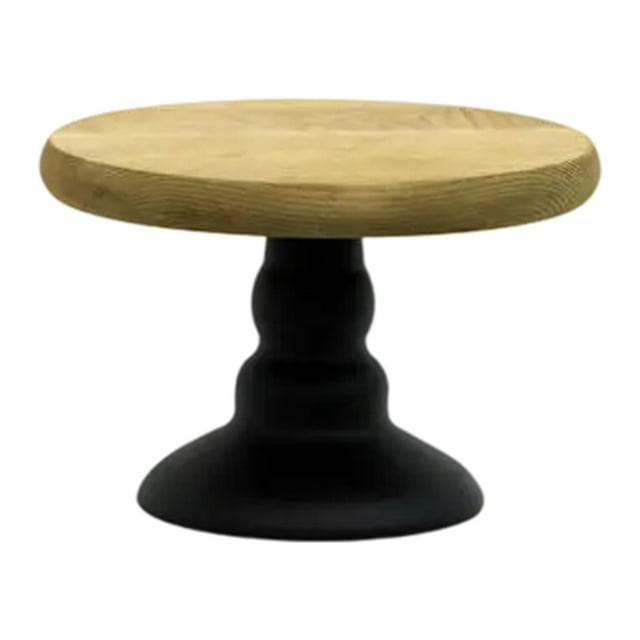 Soporte de madera para tartas, expositor de postres, expositor de alimentos, plato para tartas y cupcakes 19.5 cm