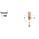thumbnail image 1 of Adorno de mesa con forma de quemador de barco, decoración de Halloween, escultura, soporte de cono para gabinete, dormitorio, mesa, reloj de pared de, 1 of 8