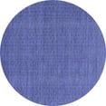 thumbnail image 1 of Ahgly Company Indoor Round Abstract Blue Contemporary Area Rugs, 7' Round, 1 of 4