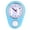 Blue, variant on LAZIOEGR 9 Inch Kitchen Timer Wall Clock Multifunction Innovative Precise Time Silent Operation Quartz Clock for Home Kitchen White