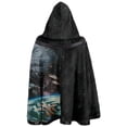 thumbnail image 4 of Star Wars Death Star Reversible Women's Hooded Cape-Large, 4 of 4