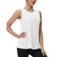thumbnail image 1 of Camiseta sin mangas MAGCOMSEN de verano para mujer, transpirable, blanca, talla XL, 1 of 6