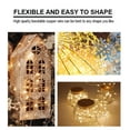 thumbnail image 2 of Perfect Holiday 200 LED 64ft Mini Micro Solar String Light - Warm white LED 8 Modes, 2 of 7