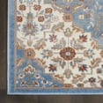 thumbnail image 5 of Nourison Elation Traditional French Country Ivory Blue Area Rug, 5 of 8