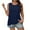 Dark Blue, variant on Plus Size Tank Tops for Women under $5 Sleeveless Round Neck Plus Solid Color Tank Loose T-shirt Dark Blue 5XL