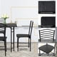 thumbnail image 5 of Juego de Mesa Rectangular Costway y 4 Sillas de Comedor Metal a Prueba de Óxido Negro, 5 of 9