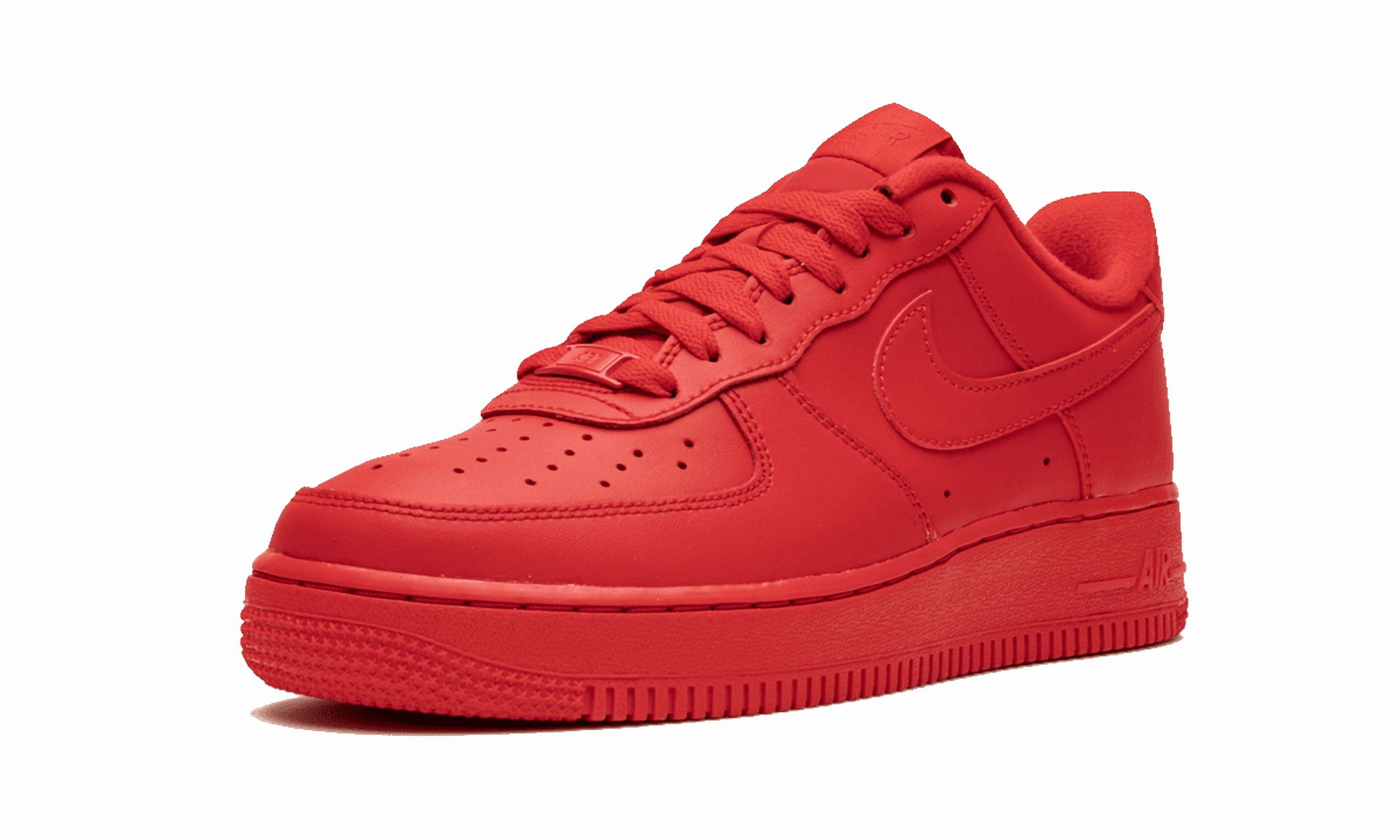 NIKE MENS Air Force 1 '07 LV8 "Triple Red" CW6999 600 from Stadium Goods