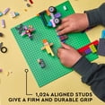 thumbnail image 5 of LEGO Classic Green Baseplate, Square 32x32 Stud Foundation to Build, Play, and Display Brick Creations, Great for Grassy Nature Landscapes, 11023, 5 of 7