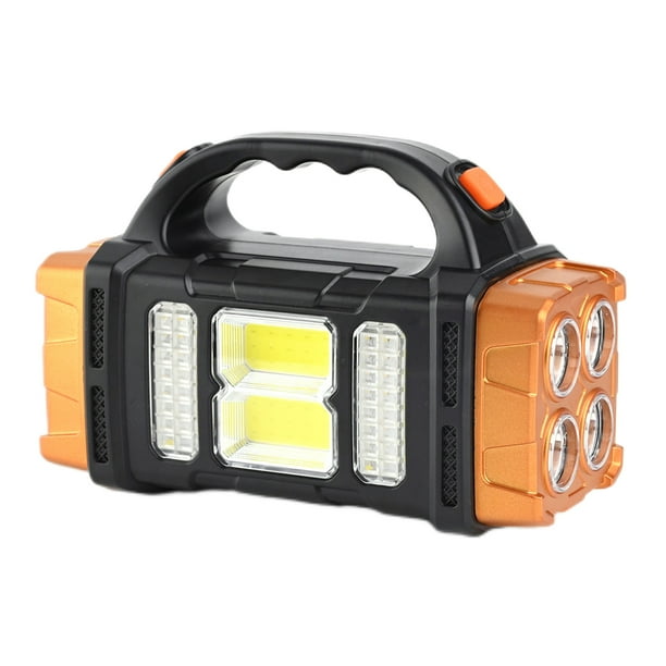 Reflectores USB para Exteriores 4 Modos Fuente Luces Laterales COB Solares Pequeño Naranja