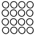 thumbnail image 1 of Miangastore 40pcs Decorative Girl Hair Ropes Fashion Outdoor Hair Wear Flexible Hair Rings, 1 of 8