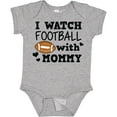 thumbnail image 3 of Inktastic I Watch Football with My Mommy Boys Baby Bodysuit, 3 of 5