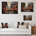 thumbnail image 4 of Designart "Protests in Hong Kong A Cry for Justice II" Cityscapes Print on Natural Pine Wood, 4 of 5