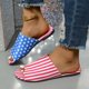 thumbnail image 2 of Bmisegm Women Sandals Fashion New Pattern Flat Bottom Open Toe Breathable Comfortable Non Slip Summer Casual Shoes Womens Sandals Summer Red 7.5, 2 of 9