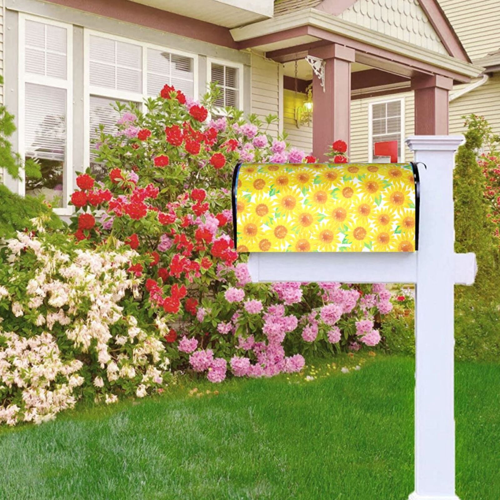 Kdxio Magnetic Mailbox Cover 21x18 in Mailbox Cover Outdoor Decoration Holiday Mailbox Covers for Home Garden Yard-21x18 in