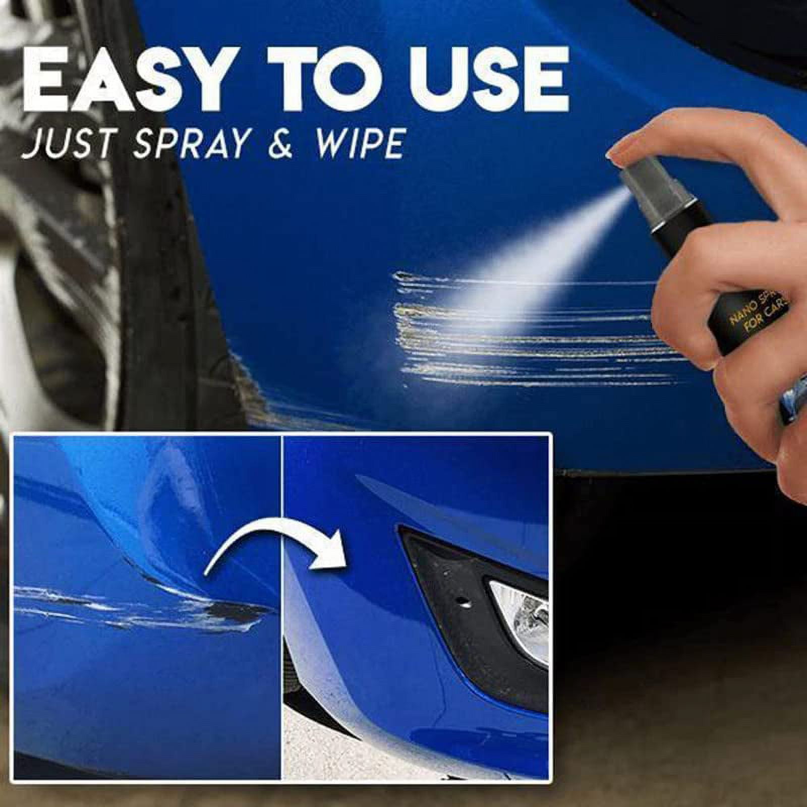  AutoCare Nano Repair Spray, Nano Car Scratch Repair Spray, Fast  Repair Scratches Repairing Polish Spray, Nano Sparkle Cloth Car Scratch  Remover, Crystal Coating for (2Pcs) : Automotive