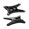thumbnail image 2 of Camera Flash Stand Flash Speedlight Hot Shoe Mount Stand With Metal Tripod Thread (4pcs, Black), 2 of 5