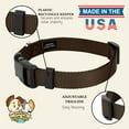 thumbnail image 6 of Country Brook Petz® Everyday Coyote Brown Dog Collar, Extra Large, 6 of 6