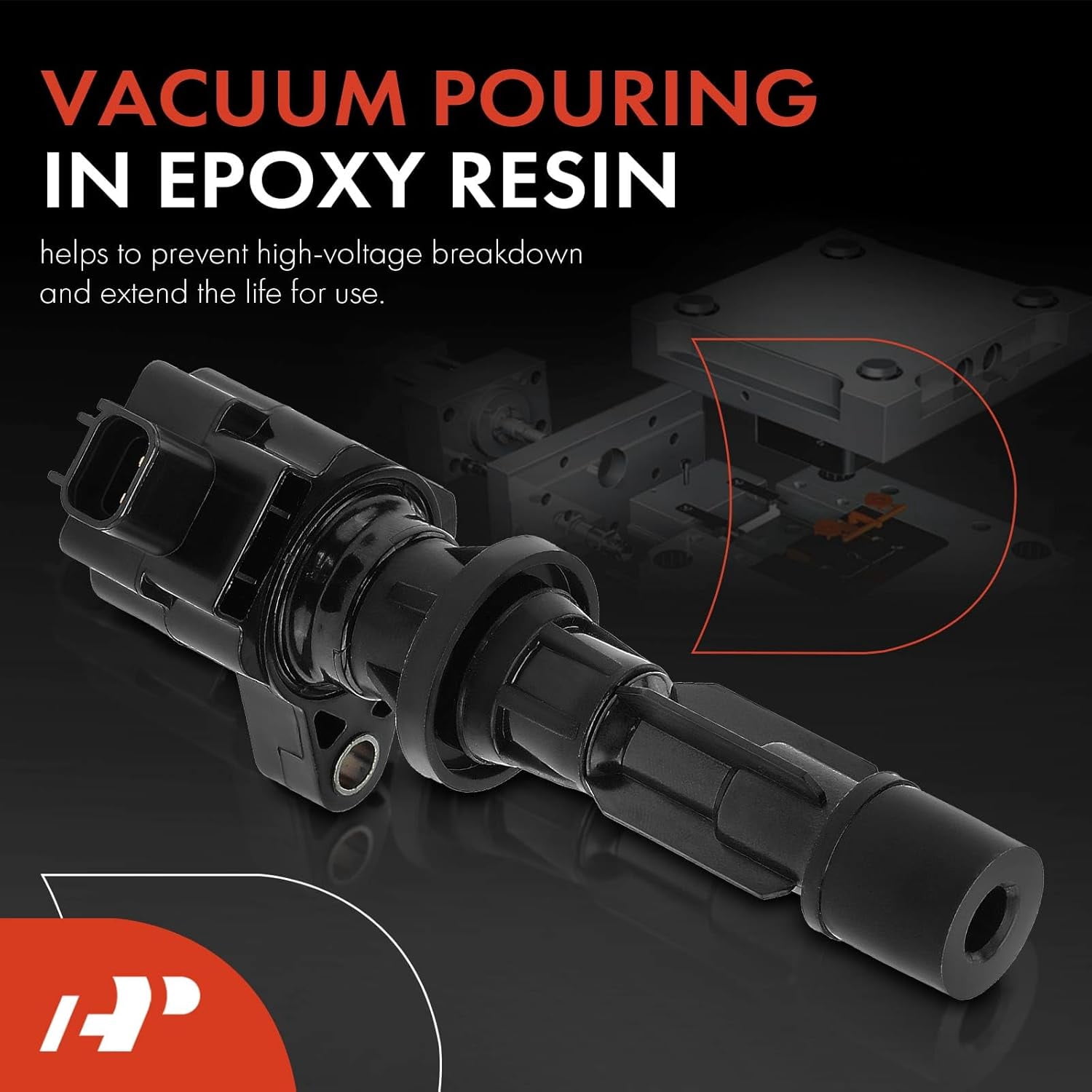 A-Premium Ignition Coil Pack Compatible with Ford Fusion Mercury Milan 2006-2009 l4 2.3L 4-PC Set