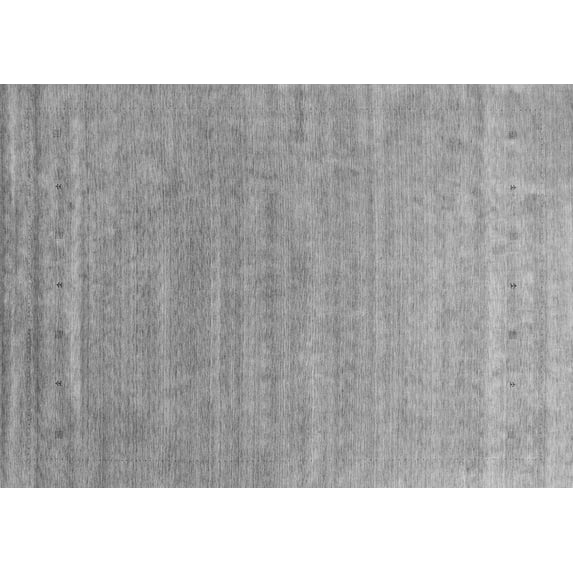 Ahgly Company Indoor Rectangle Abstract Gray Contemporary Area Rugs, 7' x 10'