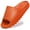 Orange, variant on Ecetana Unisex Slides Sandals Soft Thick Sole Non-Slip Pillow Sandals House Slides for Women Men