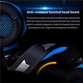 thumbnail image 3 of Glaring Cool Light Gaming Headset Skin Friendly Gamer Headphone Prácticos Auriculares Con Cable Auriculares Con Cable Micrófono Ajustable Auriculares Para Juegos Computadora Portátil Cateissary EL014162-02, 3 of 6