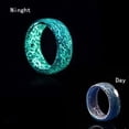 thumbnail image 4 of Luminous Resin Ring Glow In The Dark Geometrical Band Unisex Jewelry Accessory For Men Women Fashion Statement, 4 of 6