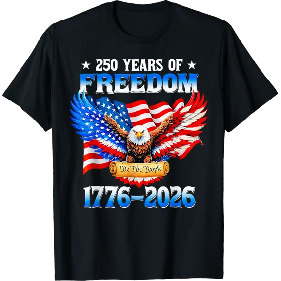 250 Years American Flag 250Th Anniversary T-Shirt All Size S-5Xl